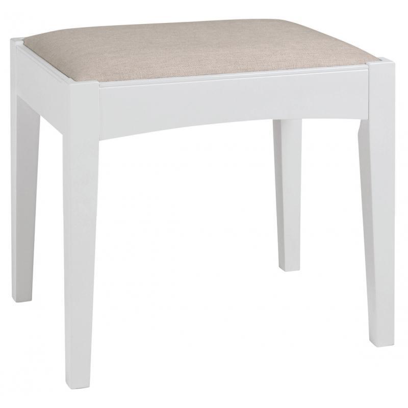 Washington White Dressing Table Stool